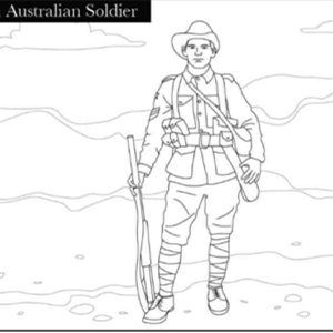 Colouring ANZAC