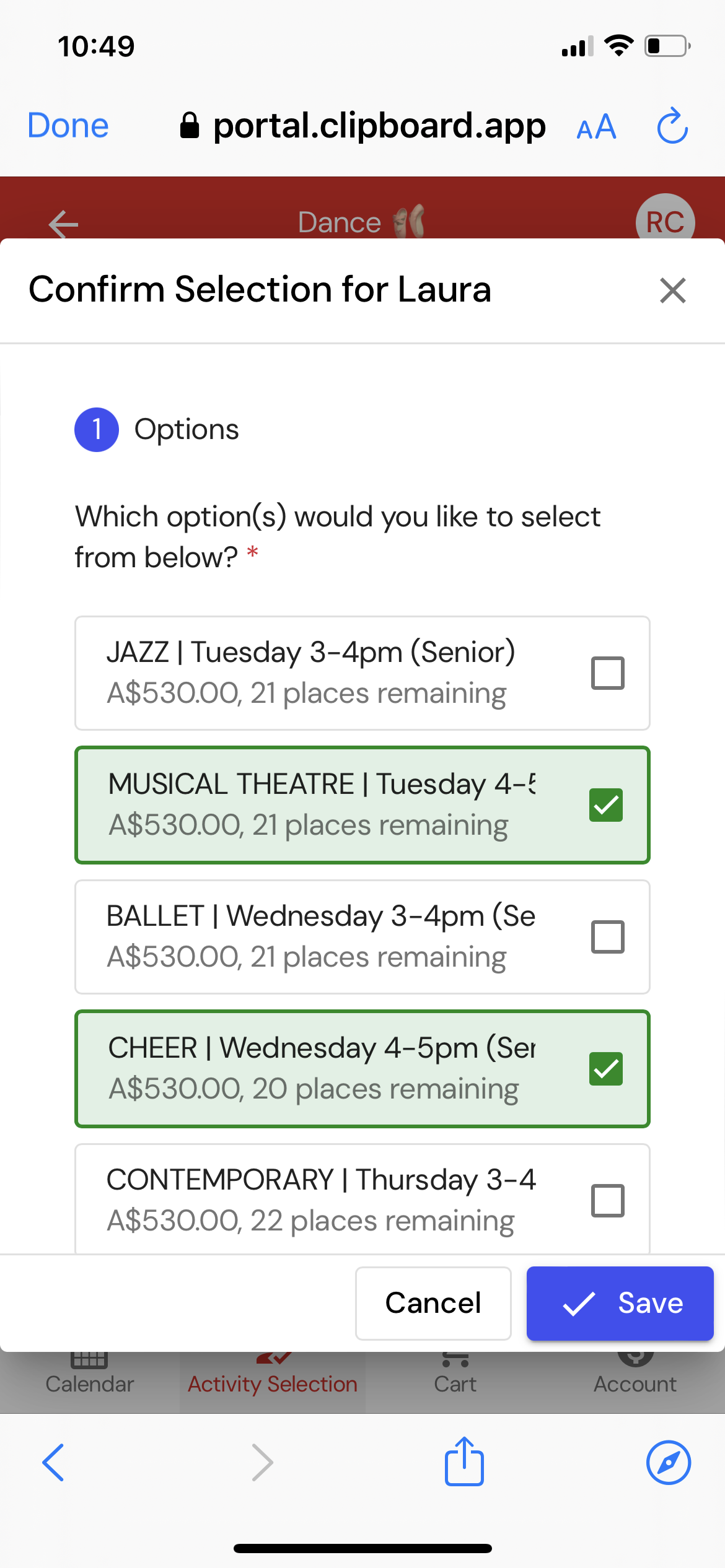 select
